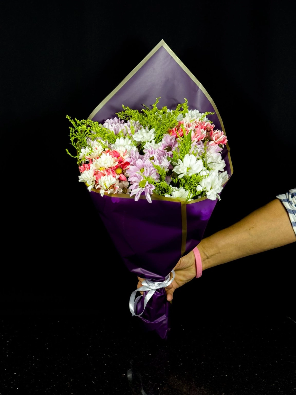 Karışık Papatya Buketi Orta Boy