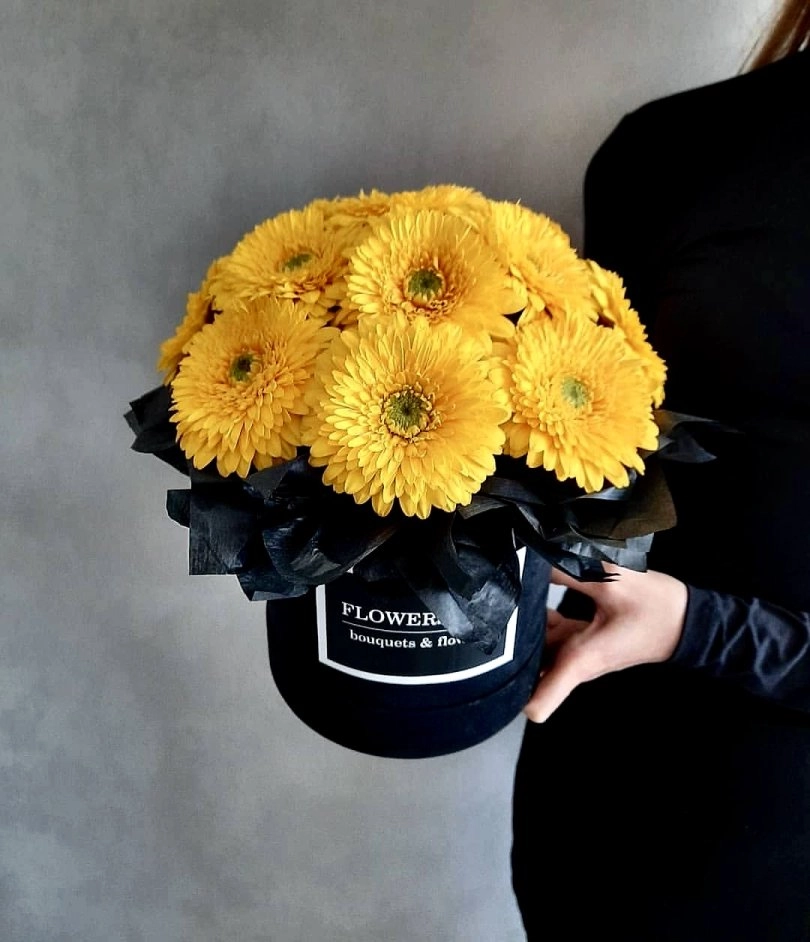 Sarı Gerbera Aranjman Küçük Boy