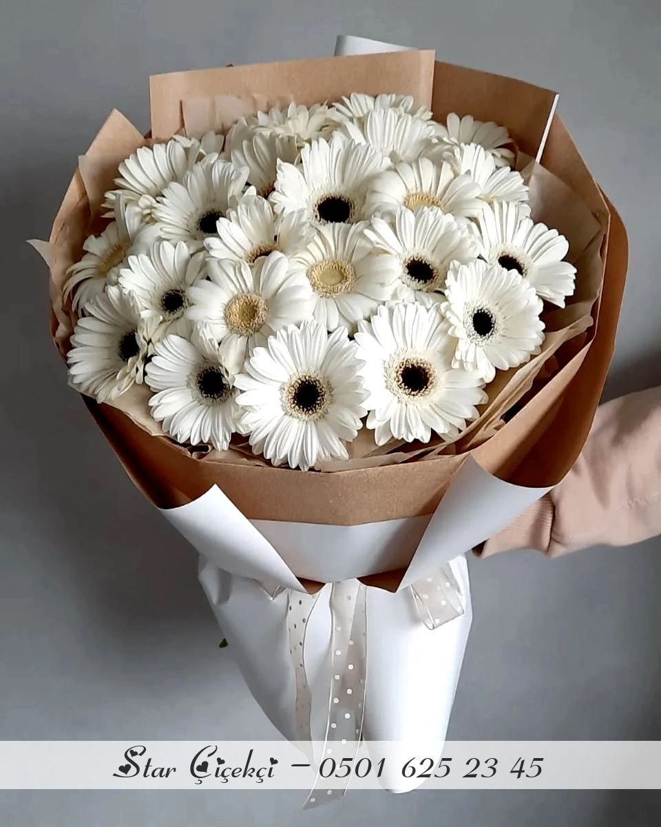 Gerbera Buketi Deluxe Büyük Boy